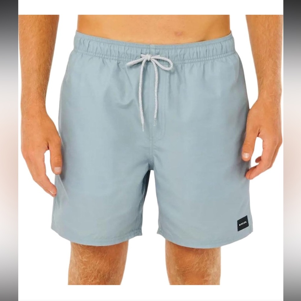 Blue Rib-curl board-shorts—NWT